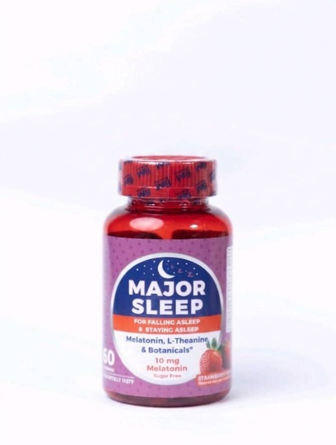 Major Sleep product packaging